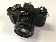 Canon AV-1 35mm SLR Film Camera Black w/Canon New FD 50mm f2 from Japan (a2209) d'occasion  Expédié en Belgium
