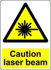 Warning caution laser d'occasion  Expédié en Belgium