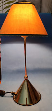 Lampada tavolo dorata usato  Melzo