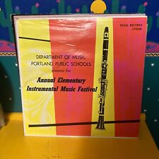 Department of Music Portland PS Annual Elementary Instrumental Music Festival LP for sale  Shipping to South Africa