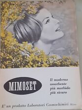 Pubblicità assorbenti mimoset usato  Pontecagnano Faiano