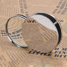Metal 10X Stainless Steel Paperweight Magnifying Glass Optical Glass Lens, used for sale  Shipping to South Africa