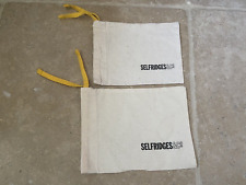 Selfridges drawstring bags for sale  MACCLESFIELD