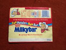 Nestle milkybar wrapper for sale  MIRFIELD