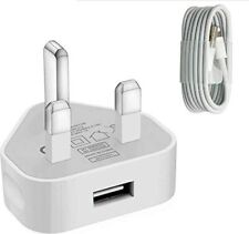 100% Genuine CE charger plug & Data Cable For Apple IPhone 5 6 7 8 X XR 11 12 SE for sale  SOUTHAMPTON