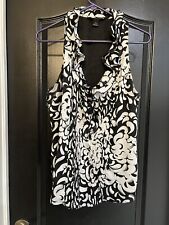 Blusa White House Black Market com babado floral sem mangas tamanho grande comprar usado  Enviando para Brazil