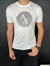 Camiseta masculina Armani Exchange algodão pima ajuste regular branca P M G XL exclusiva, usado comprar usado  Enviando para Brazil