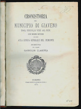 Gl001 libro cronistoria usato  Pinerolo