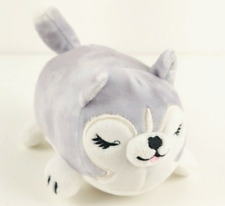 Squishmallow Justice Exclusive Capsule Husky Dog 4” Mini Series 2 Gray White for sale  Shipping to Canada
