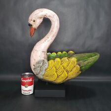 Carved wood swan for sale  Woodstock