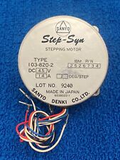 Used, SANYO STEP-SYN 103-820-2 (IBM P/N 2526734) STEPPING MOTOR for sale  Shipping to South Africa