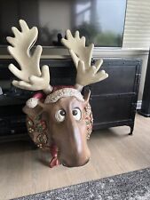 Christmas reindeer head for sale  Sherman Oaks