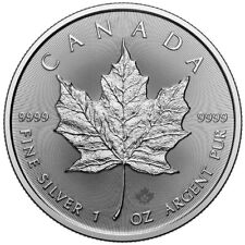 CANADA 5 Dollars Argent 1 Once Maple Leaf 2024 segunda mano  Embacar hacia Argentina