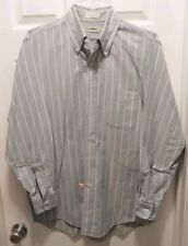 Vintage L.L. Camisa Oxford Masculina Bean 16 33 Listrada Azul Agulha Única Alfaiataria comprar usado  Enviando para Brazil