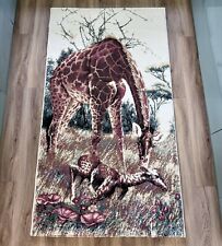 Vintage giraffe woven for sale  PETERBOROUGH
