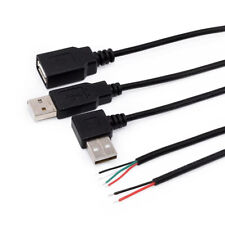 Usado, Conector conector USB macho fêmea 30cm/1m/2m 2/4 núcleos cabo de dados de alimentação faça você mesmo ventilador LED comprar usado  Enviando para Brazil