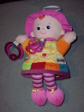 Lamaze Stuffed Plush Lovie Girl Doll Crinkle Rattle Developmental Toy 12" GUC for sale  Shipping to South Africa
