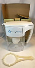 CLEARLY FILTERED 8 Cup Water Filtration System PITCHER in Box for sale  Shipping to South Africa