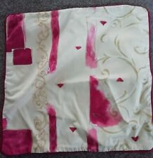 One Red and Cream Scatter Cushion Cover 17'' x 17'' for sale  Shipping to South Africa