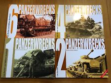 Panzerwrecks books volumes for sale  NORWICH