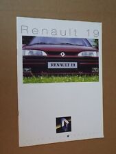 Folheto c1995 Renault 19 original mercado australiano 28 páginas comprar usado  Enviando para Brazil
