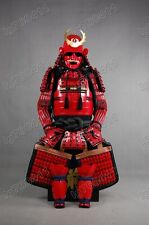 Usado, Armadura de guerreiro samurai arte armadura vermelha japonesa ferro e seda vestível comprar usado  Enviando para Brazil