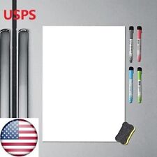 magnetic white board for fridge 12 X 8 2 Pack Refrigerator Dry Erase ***********, used for sale  Shipping to South Africa
