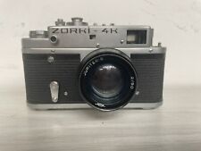 Zorki 4K Vintage 1976 Soviet Rangefinder Camera Jupiter 8 Lens And Case, used for sale  Shipping to Ireland