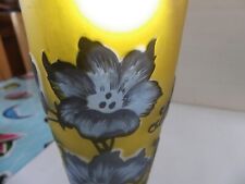 Vase verre jaune d'occasion  Formerie