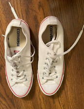 Sapatos femininos Converse All Star cano baixo tamanho 9/homens 7.  Branco. Muito limpo. comprar usado  Enviando para Brazil