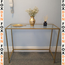 Slim glass console for sale  Shipping to Ireland