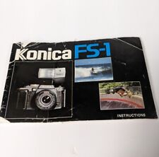 Konica instruction manual d'occasion  Expédié en Belgium