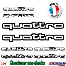 Stickers autocollants quattro d'occasion  Ecques