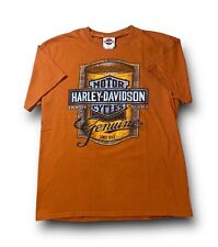 Camiseta Harley Davidson laranja motocicletas genuínas Wichita Kansas tamanho M *furo* comprar usado  Enviando para Brazil