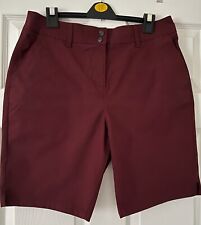 Burgundy shorts size for sale  GLOUCESTER