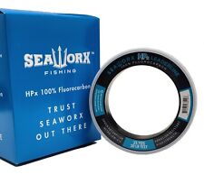 Seaworx Fluorocarbon Leader Freshwater & Saltwater Fishing Line (25yd or 100yd) for sale  Shipping to South Africa