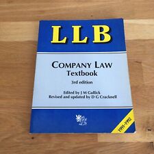 Company law textbook for sale  LIVERPOOL