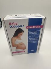 Sonoline B Baby Doppler Pink Heart Monitor Manual Ultrasound No Gel, used for sale  Shipping to South Africa