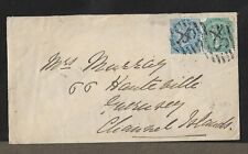 ÍNDIA HOWRAH TO GUERNSEY RAINHA VICTORIA COROA COLÔNIA NA CAPA 1866, usado comprar usado  Enviando para Brazil
