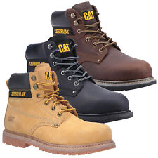 Mens Caterpillar PowerPlant Safety Classic Steel Toe Work Boots Sizes 6 to 13 for sale  Shipping to South Africa