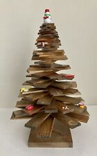 Slat Stave Wood Christmas Tree Swivel Adjustable Slats Standing Base 17" for sale  Shipping to South Africa