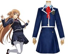 Anime Sword Art Online SAO Yuuki Asuna School Uniform Cosplay Costume Outfits for sale  Shipping to South Africa