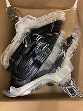 Lot of 70 Garment Hangers 17"-19" Black and Clear Wholesale Retail Apparel for sale  Shipping to South Africa