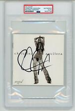 Christina Aguilera ~ Capa de CD "Despojada" autografada assinada ~ PSA DNA Envelopado comprar usado  Enviando para Brazil