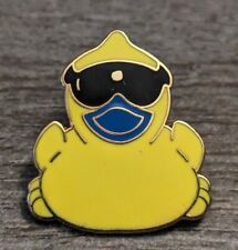 Used, Great American Duck Race Rubber Ducky Enamel Lapel Pin w/ Sunglasses Purple Beak for sale  Shipping to South Africa