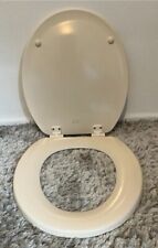 Bemis Chicago Ultra-Fix® Non-Slip Toilet Seat WC Cream, used for sale  Shipping to South Africa