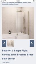 Shaped bath shower for sale  DORKING