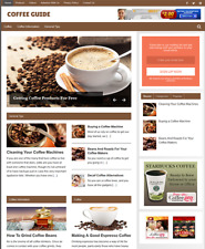 COFFEE GUIDE - Fully Featured Niche Business Website For Sale - Newbie Friendly  myynnissä  Leverans till Finland