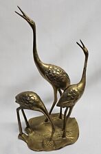 Brass crane figurine for sale  Sioux Falls