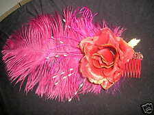 Plum fascinator head for sale  SUNDERLAND